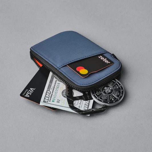 ALPAKA ZIP CARD POUCH (Card, Coins, Cash, Everyday Carry)