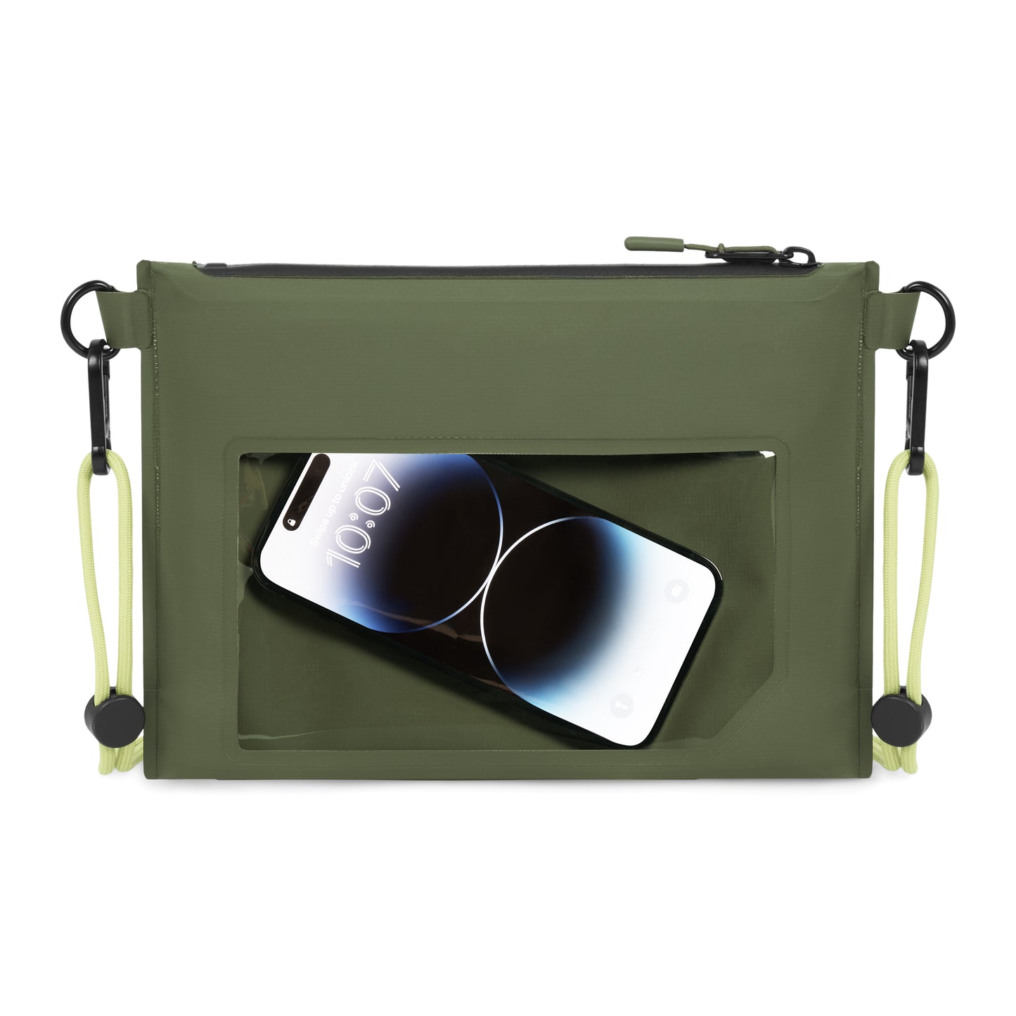 Johnny Urban Alfie Dry Bag (The Transparent PVC Window For Smartphone, Removable and Adjustable Shoulder Strap)