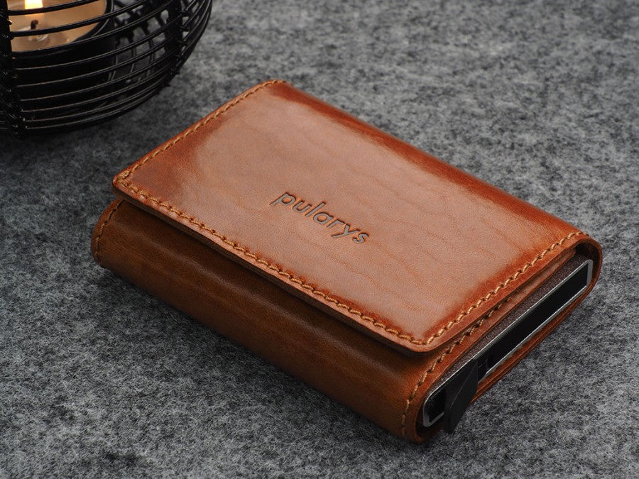 PULARYS COLORADO RFID Wallet - Insider Line (Nomad Leather, 10 kartu dan uang kertas)