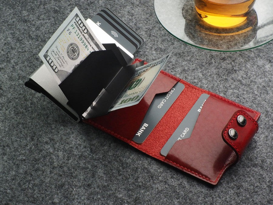 PULARYS BELLAGIO RFID Wallet - Insider Line (Nomad Leather. 8 kartu dan uang kertas)