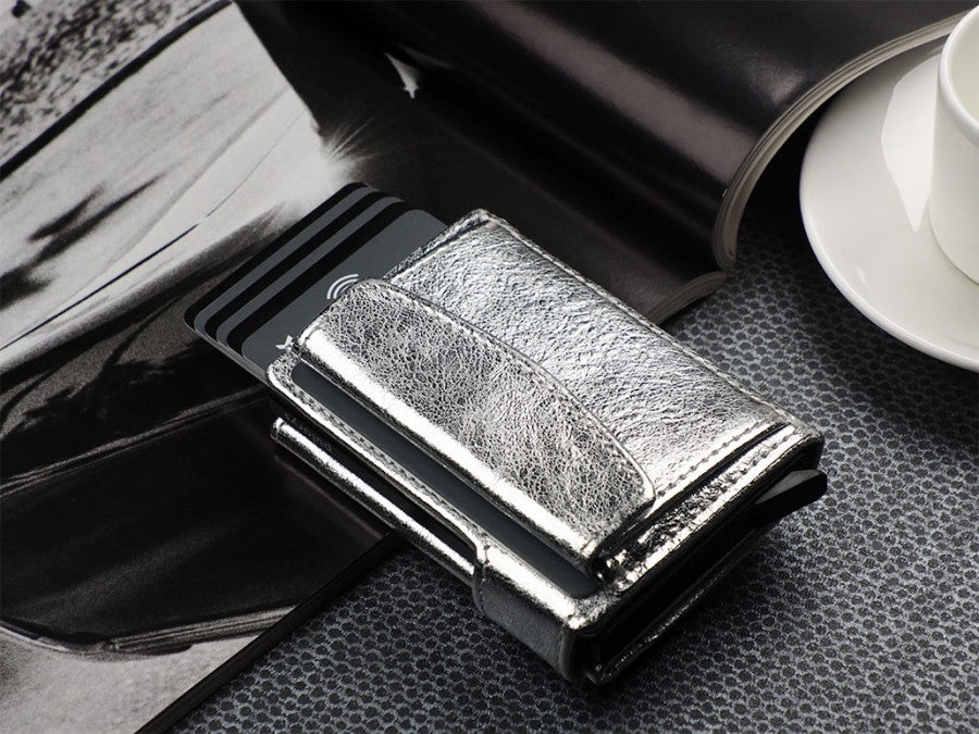 PULARYS LONDON RFID Wallet (Regalia Leather, 9 kartu, uang kertas, dan kantong koin)