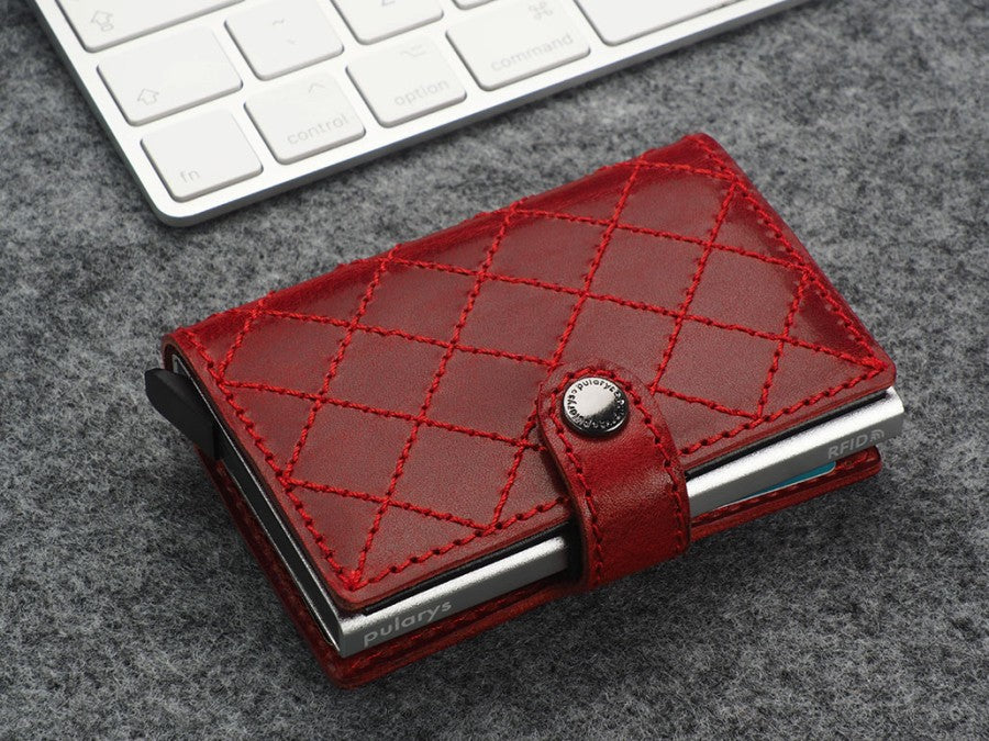 PULARYS NORDIC RFID Wallet - Insider Line (Nomad Leather, 8 kartu dan uang kertas)