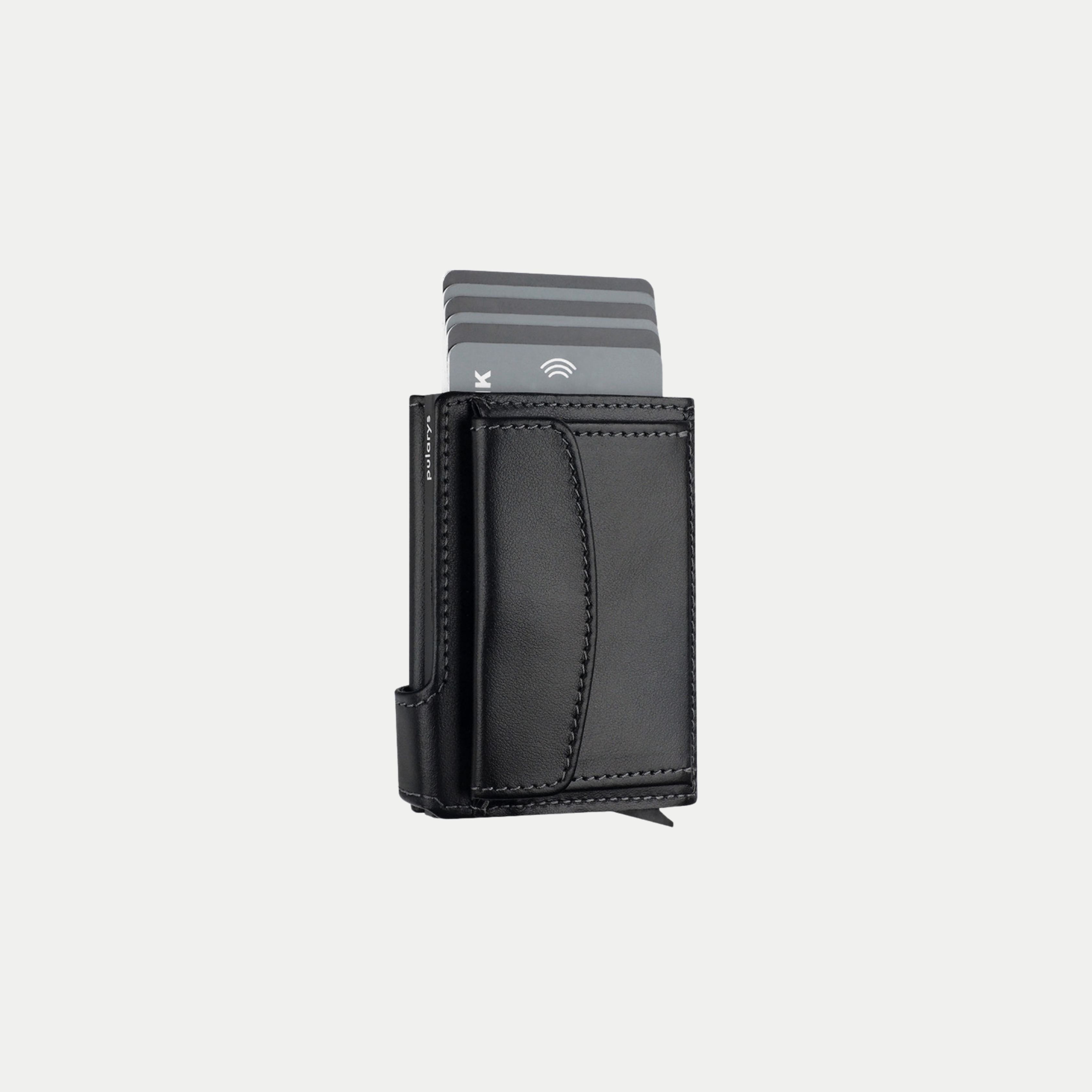 PULARYS LONDON RFID Wallet (Italia Leather, 9 kartu, uang kertas, dan kantong koin)