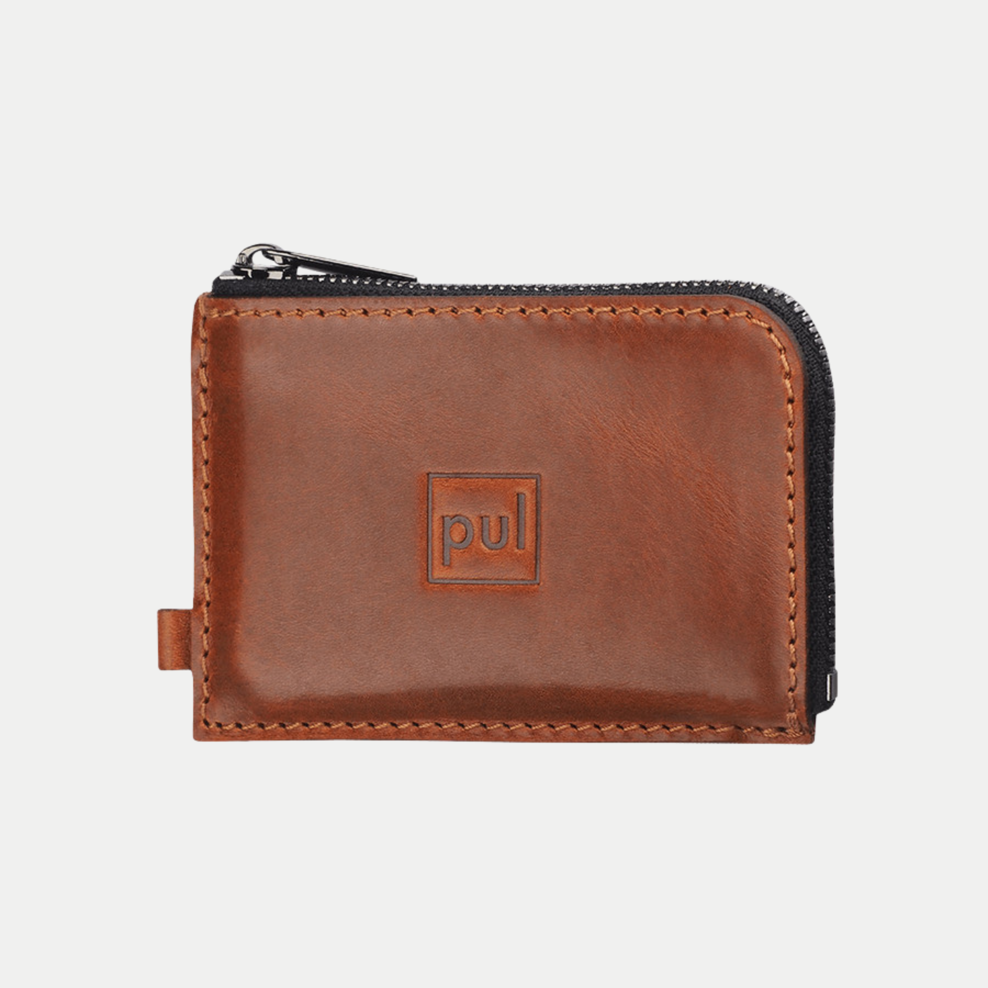 PULARYS OLDTIMER SLIM Wallet - Insider Line (Nomad Leather, 8 kartu, uang kertas, dan kantong koin)