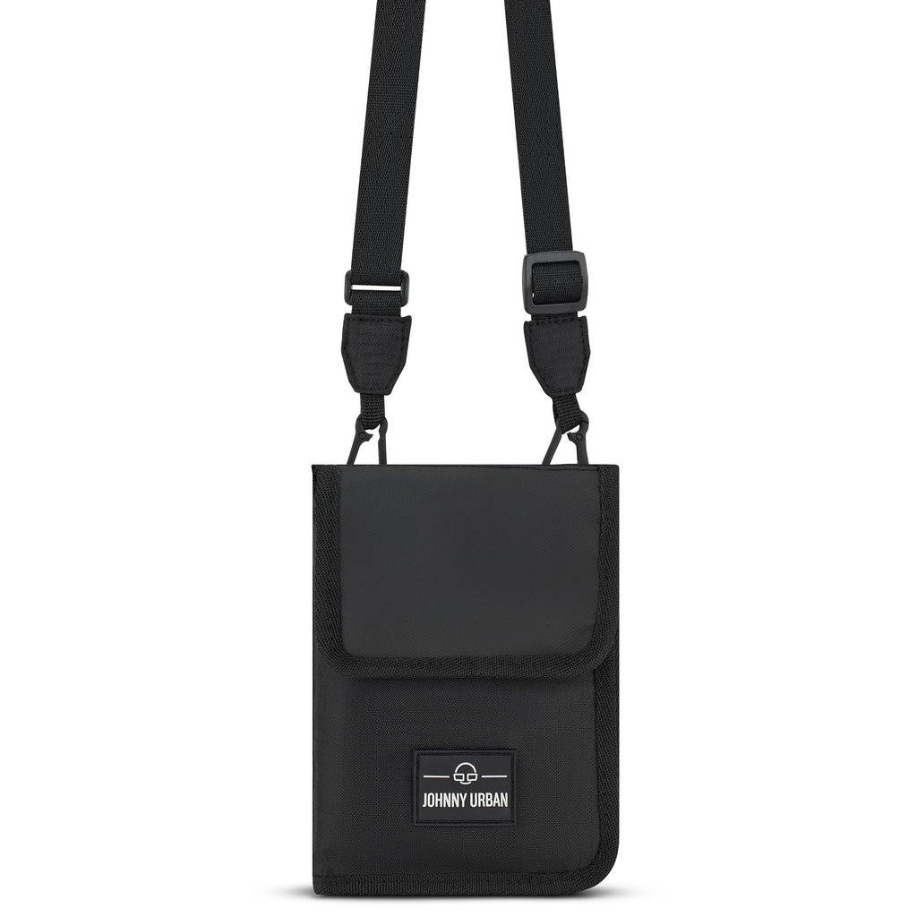 Johnny Urban Troy Travel Wallet (7 Pockets For Credit Cards, Passport, On The Back For Mobile Phone)