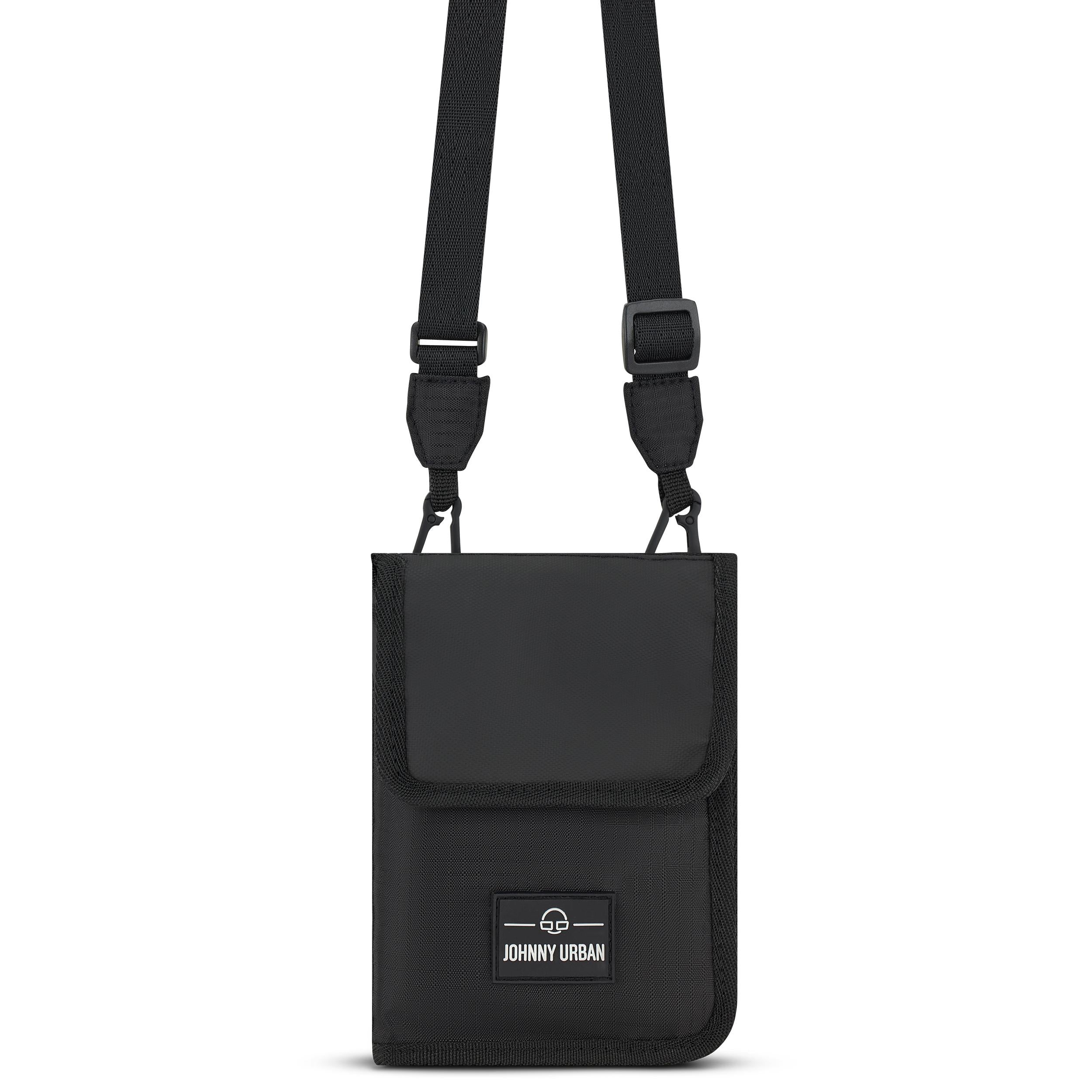 Johnny Urban Troy Travel Wallet (7 Pockets For Credit Cards, Passport, On The Back For Mobile Phone)