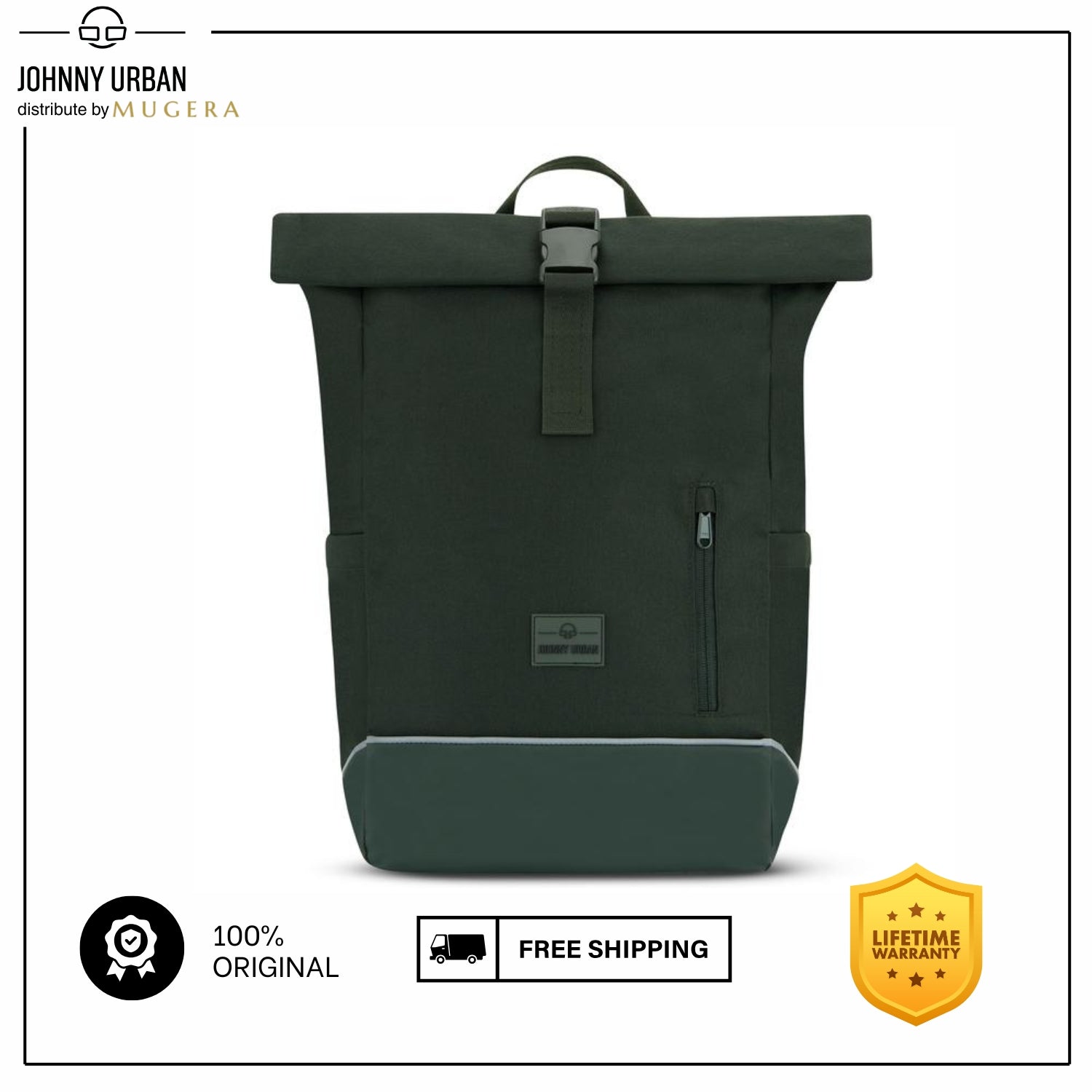 Johnny Urban Robin Medium Bike Backpack - Medium (Padded laptop compartment up to 16 inches)