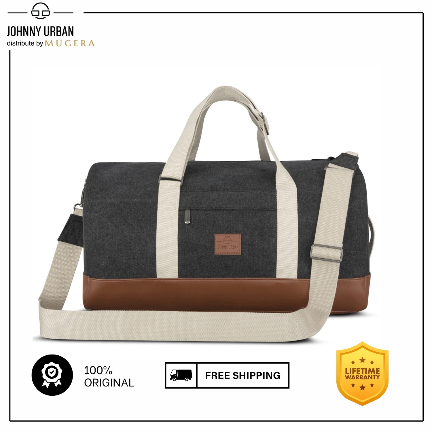 Johnny Urban Paul Weekender ( Can Be Worn as a Backpack, Shoulder Bag or Travel Bag)