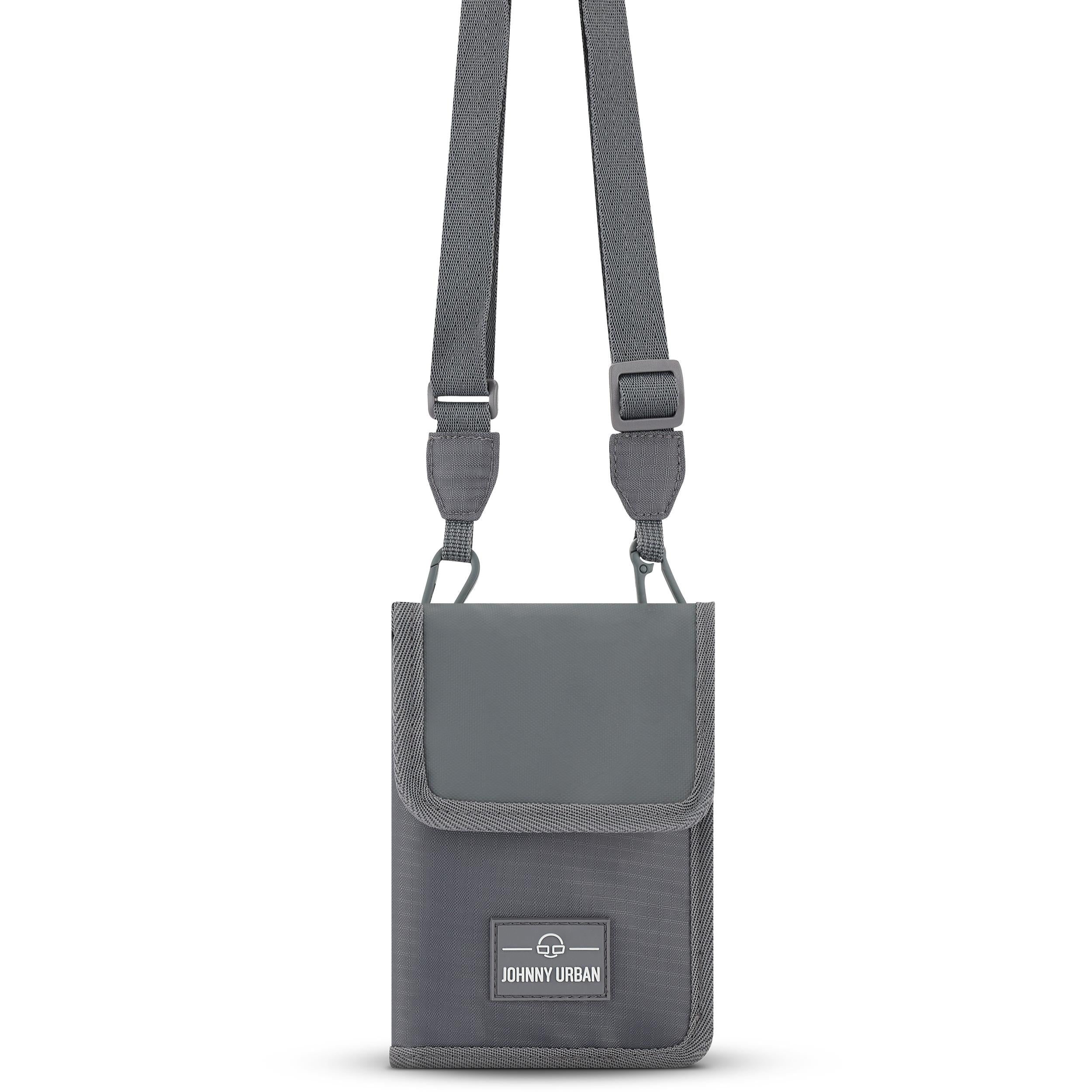 Johnny Urban Troy Travel Wallet (7 Pockets For Credit Cards, Passport, On The Back For Mobile Phone)