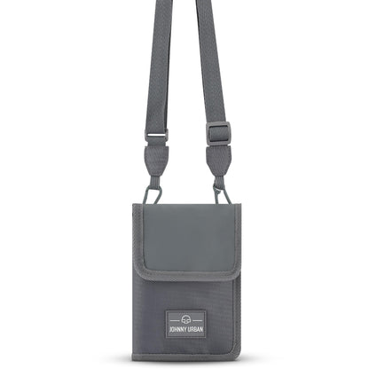 Johnny Urban Troy Travel Wallet (7 Pockets For Credit Cards, Passport, On The Back For Mobile Phone)