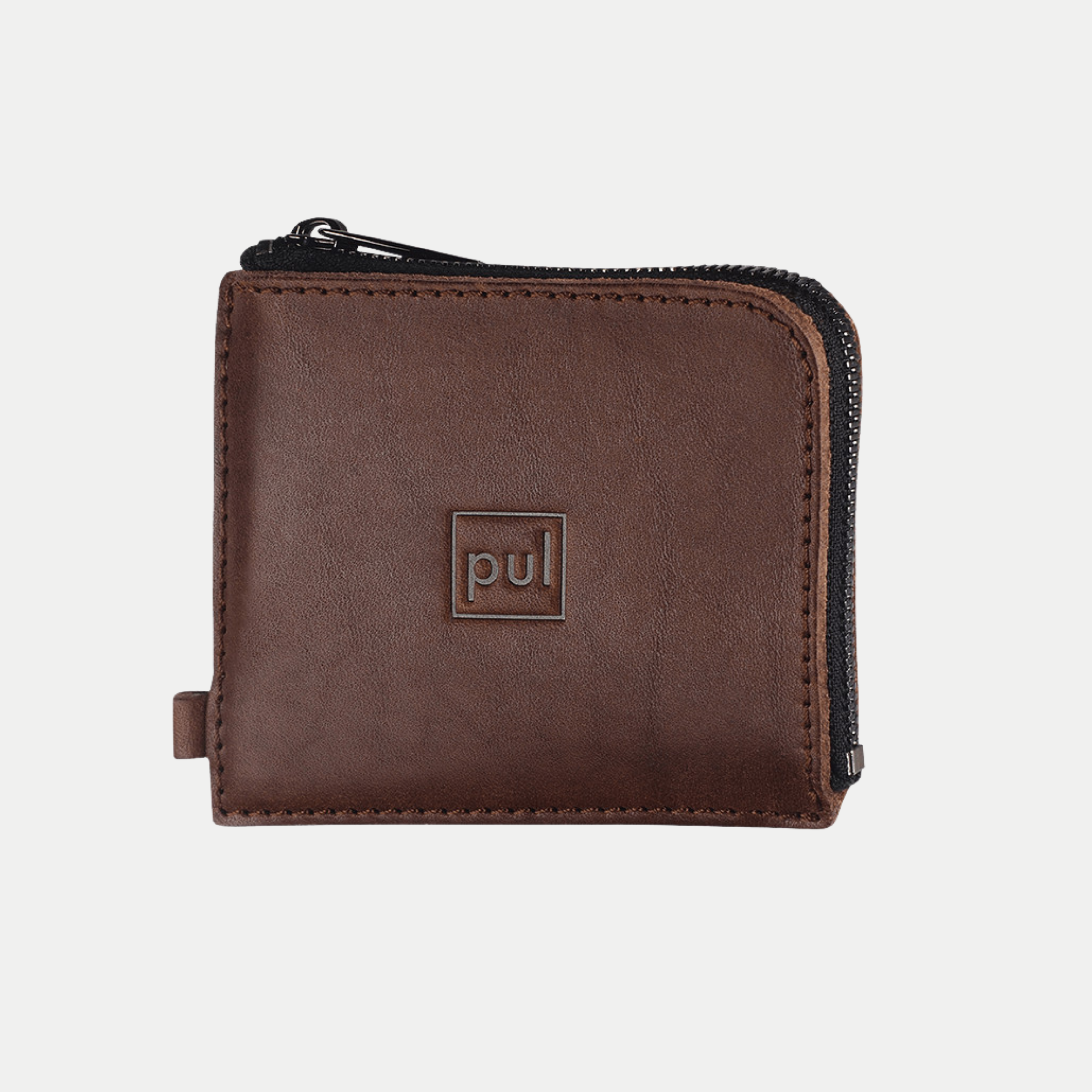 PULARYS OLDTIMER Wallet - Insider Line (Nomad Leather, 8 kartu, uang kertas, dan kantong koin)
