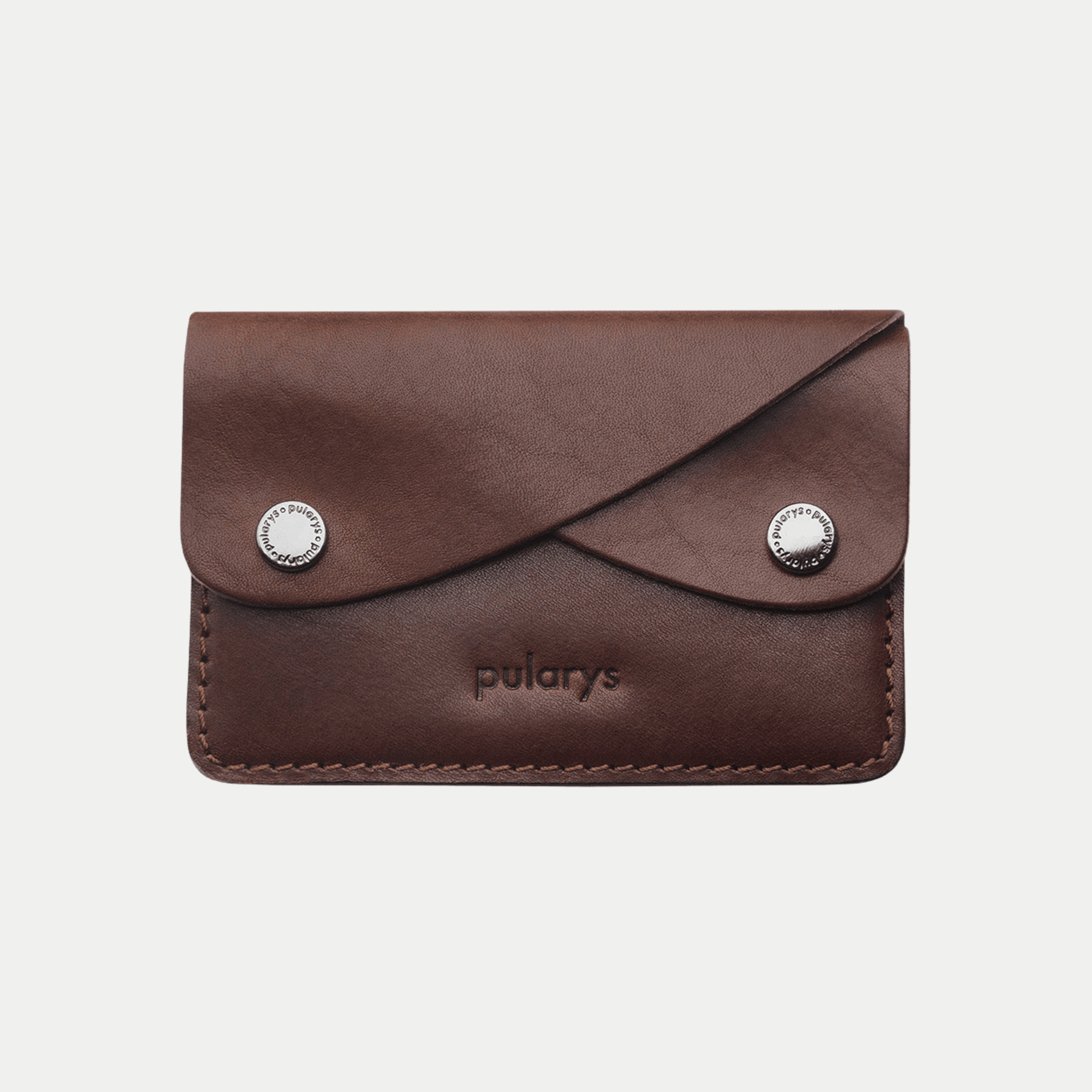 PULARYS RETRO Wallet - Insider Line (Nomad Leather, kartu, uang kertas, dan kantong koin)