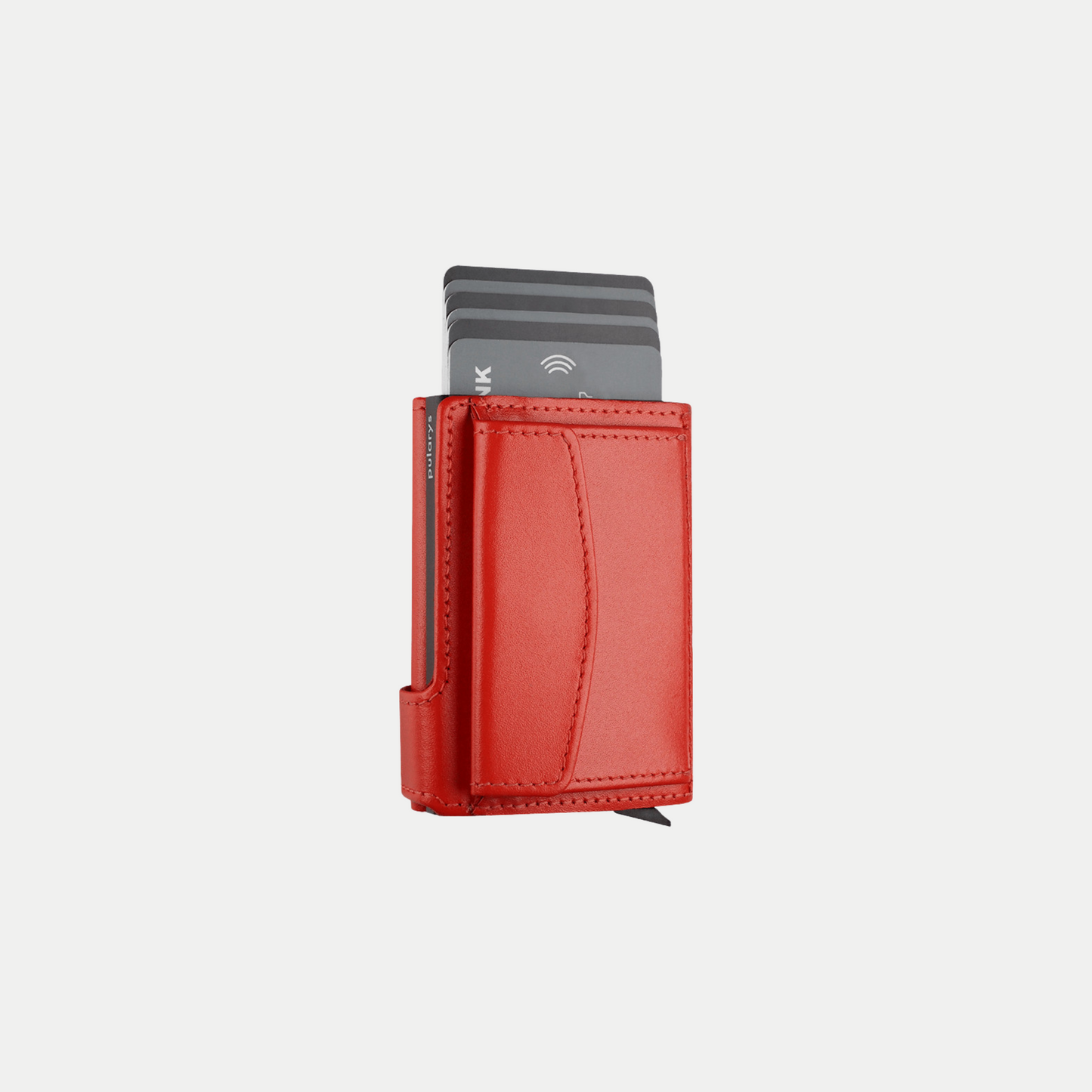 PULARYS LONDON RFID Wallet (Italia Leather, 9 kartu, uang kertas, dan kantong koin)
