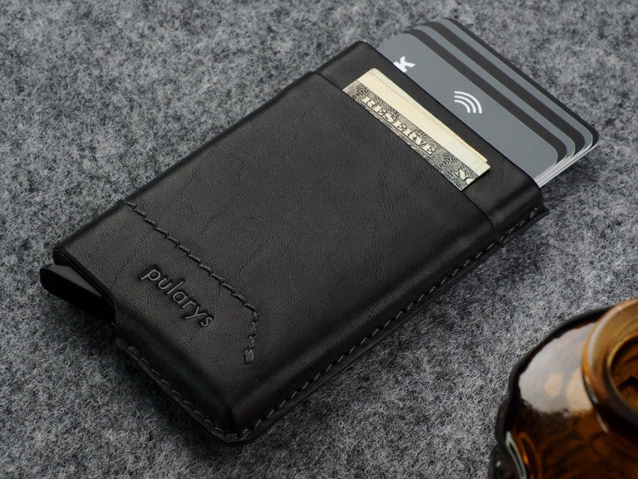 PULARYS GOBI RFID Wallet - Insider Line (Nomad Leather. 6 kartu dan uang kertas)