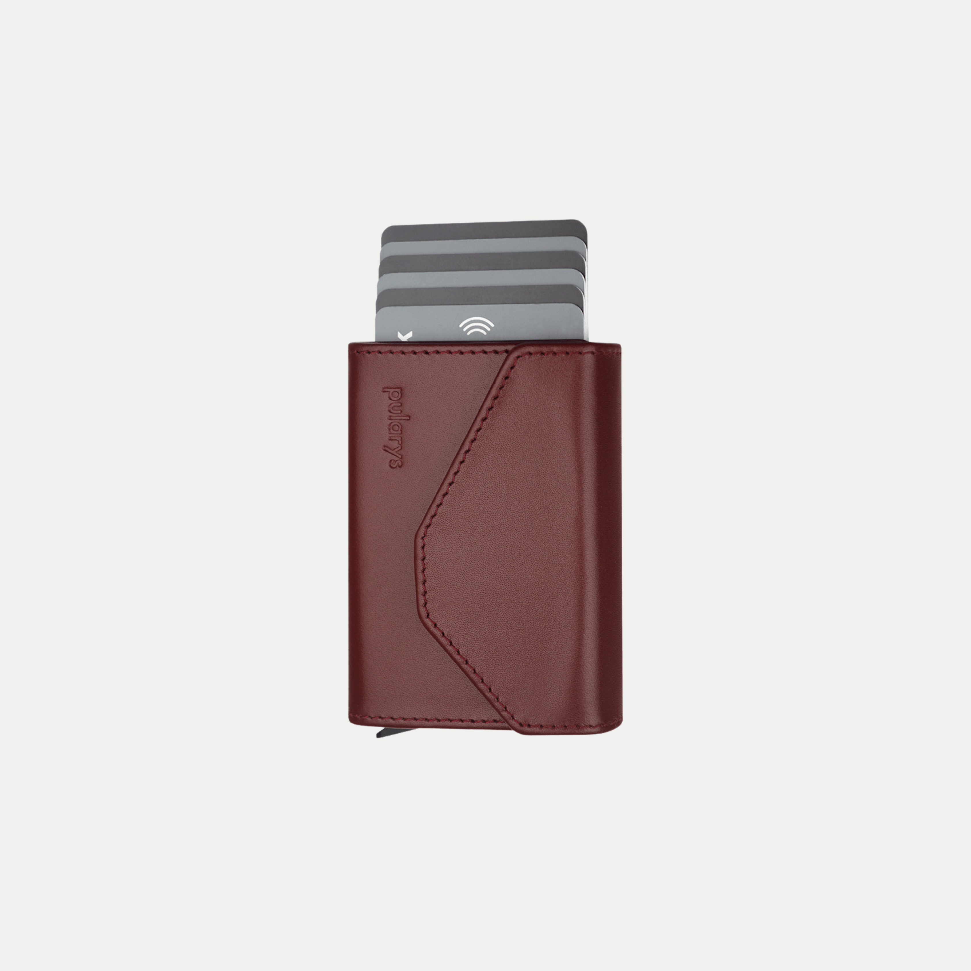 PULARYS RAVEN RFID Wallet (Italia Leather. 7 kartu, uang kertas, dan kantong koin)