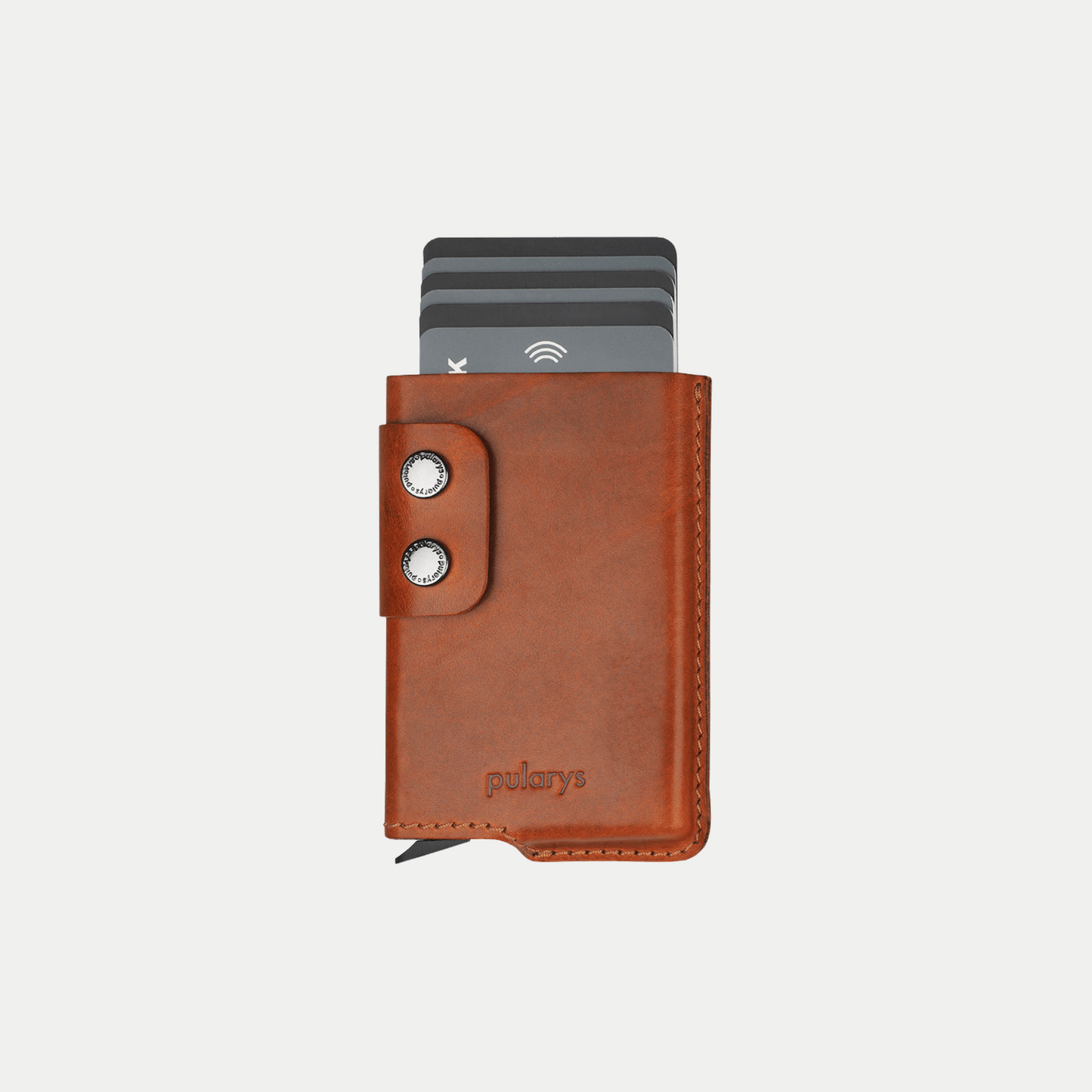 PULARYS FUNKY RFID Wallet - Insider Line (Nomad Leather, 6 kartu, uang kertas, dan kantong koin)