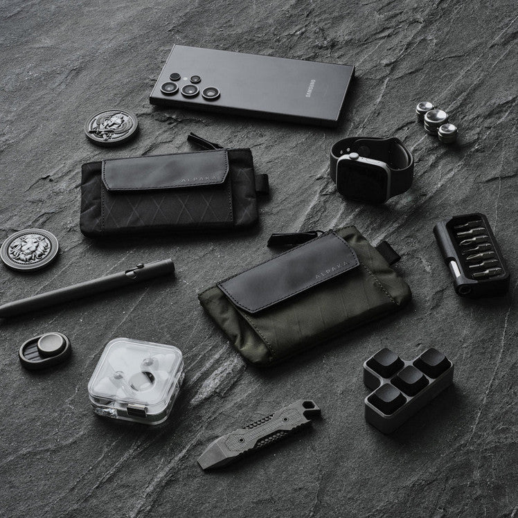 ALPAKA ZIP POUCH COIN (fits up to 12 cards, coins and RFID blocking)