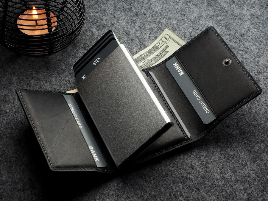 PULARYS COLORADO RFID Wallet - Insider Line (Nomad Leather, 10 kartu dan uang kertas)