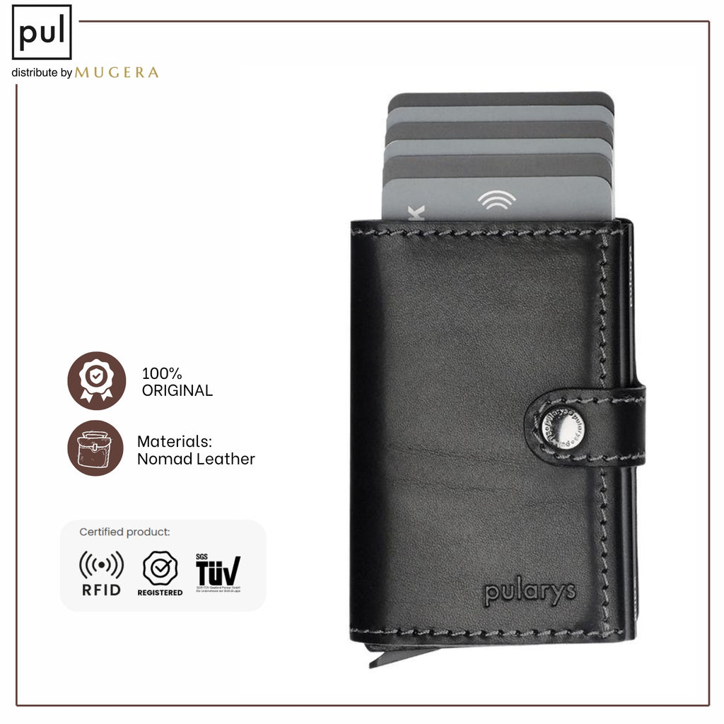 PULARYS HUGO RFID Wallet - Insider Line (Nomad Leather. 8 kartu dan uang kertas)