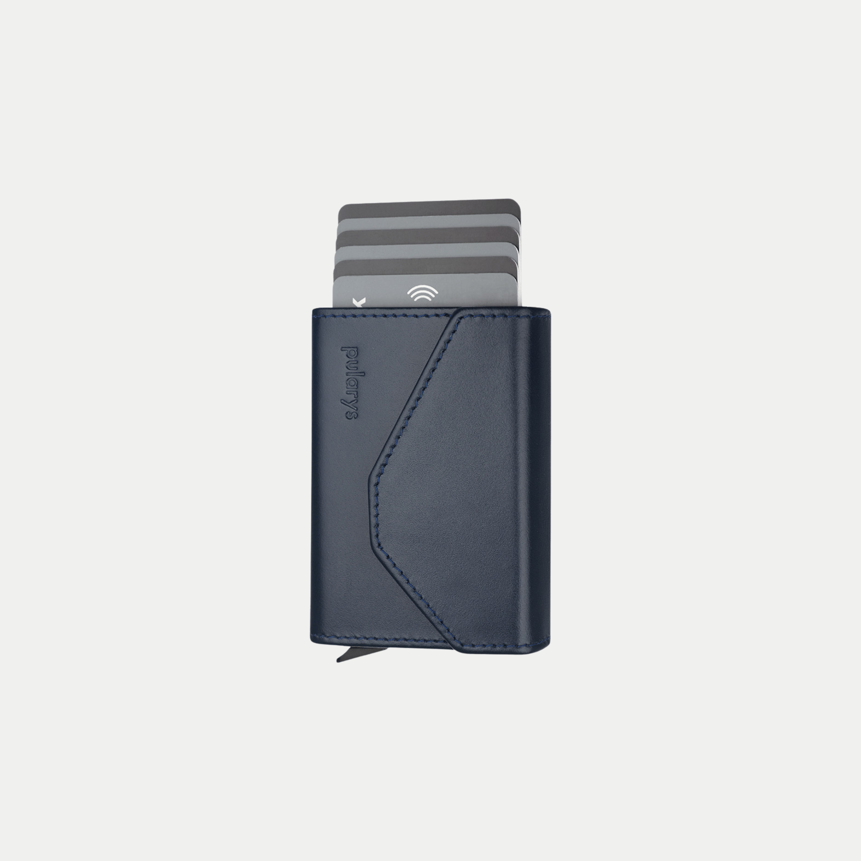 PULARYS RAVEN RFID Wallet (Italia Leather. 7 kartu, uang kertas, dan kantong koin)