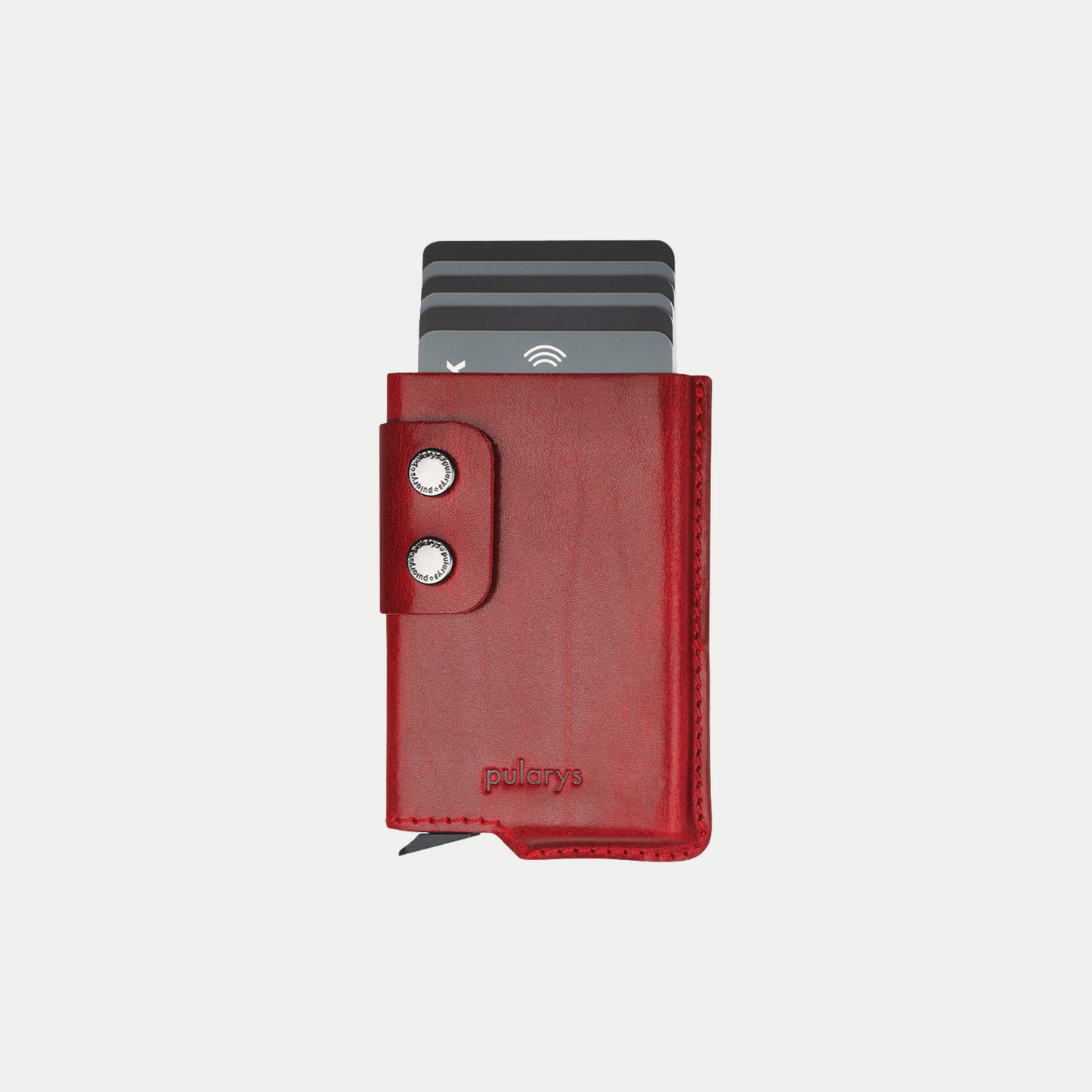 PULARYS FUNKY RFID Wallet - Insider Line (Nomad Leather, 6 kartu, uang kertas, dan kantong koin)