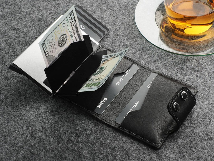 PULARYS BELLAGIO RFID Wallet - Insider Line (Nomad Leather. 8 kartu dan uang kertas)