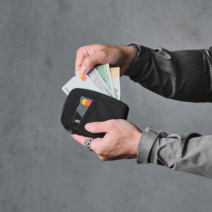 ALPAKA ZIP CARD POUCH (Card, Coins, Cash, Everyday Carry)