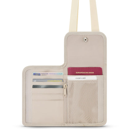 Johnny Urban Troy Travel Wallet (7 Pockets For Credit Cards, Passport, On The Back For Mobile Phone)