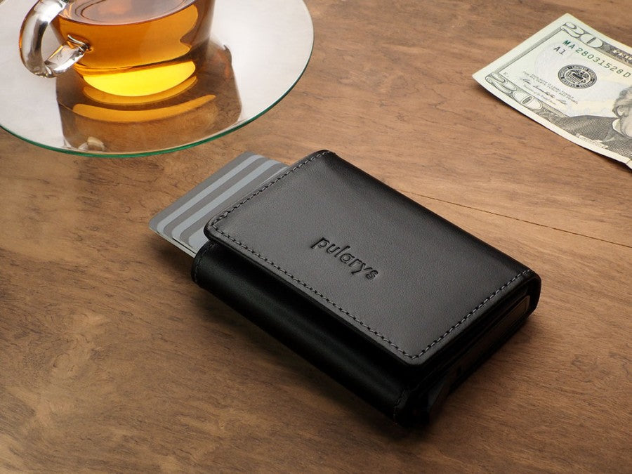 PULARYS BOSTON RFID Wallet (Italia Leather. 10 kartu dan uang kertas)