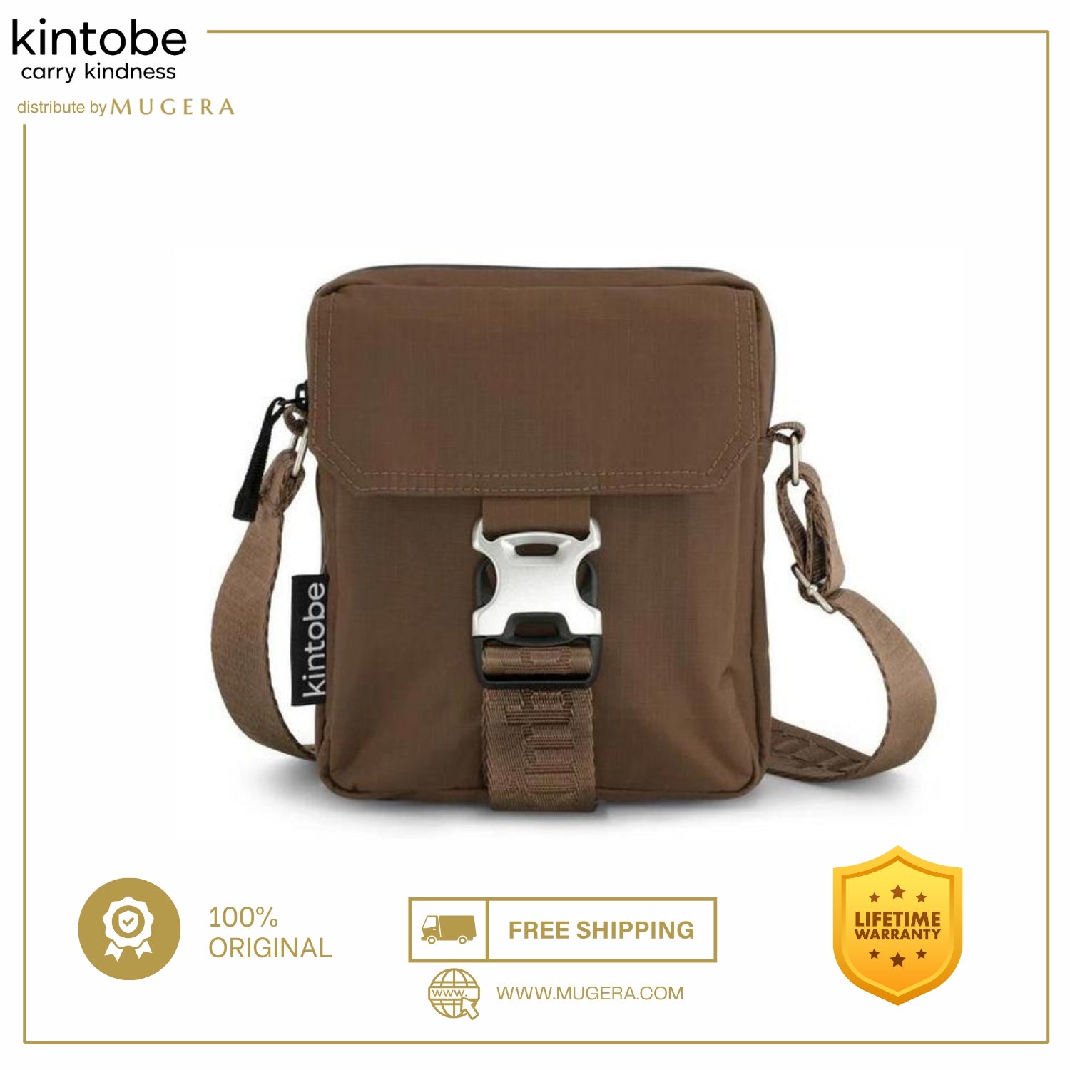 KINTOBE NICO - ( 2L. Fits iPad Mini, Mini-Messenger Bag)