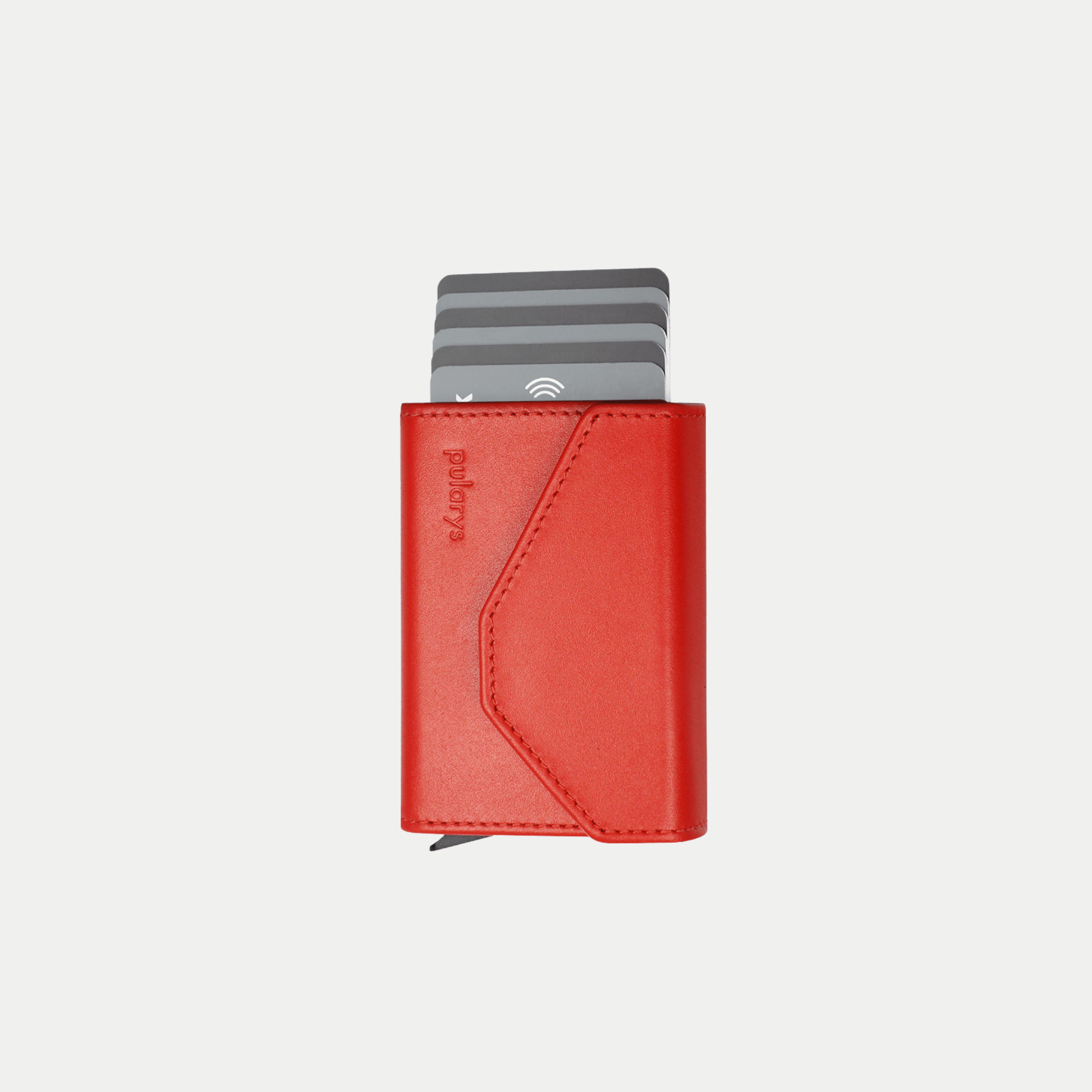 PULARYS RAVEN RFID Wallet (Italia Leather. 7 kartu, uang kertas, dan kantong koin)