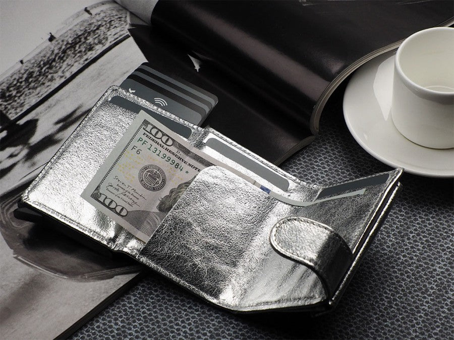 PULARYS LONDON RFID Wallet (Regalia Leather, 9 kartu, uang kertas, dan kantong koin)
