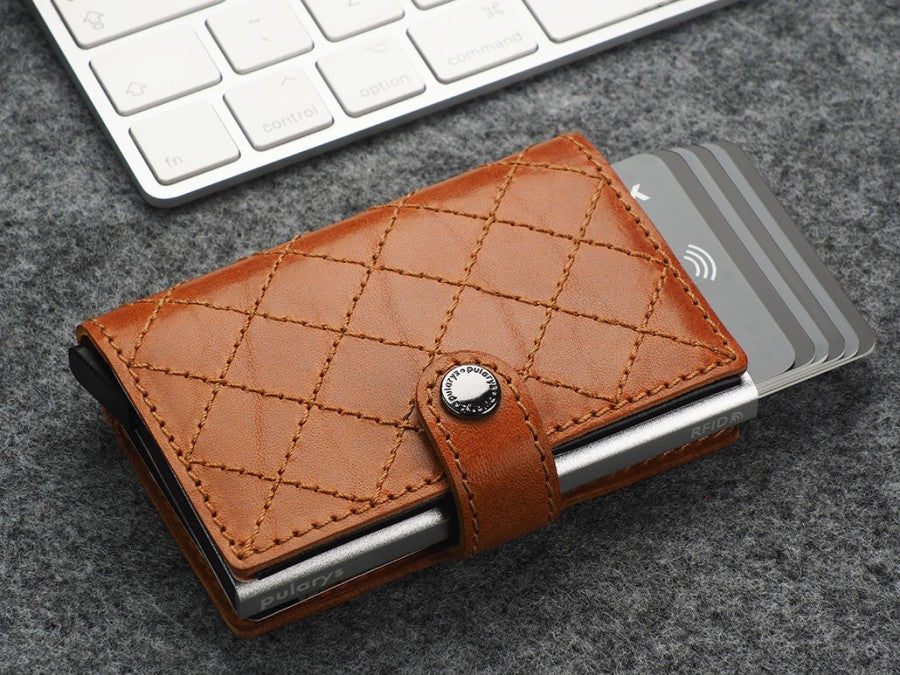 PULARYS NORDIC RFID Wallet - Insider Line (Nomad Leather, 8 kartu dan uang kertas)