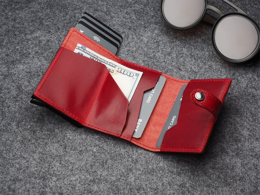 PULARYS HUGO RFID Wallet - Insider Line (Nomad Leather. 8 kartu dan uang kertas)