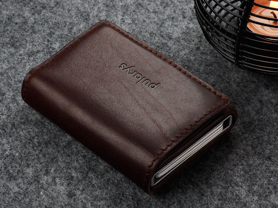 PULARYS COLORADO RFID Wallet - Insider Line (Nomad Leather, 10 kartu dan uang kertas)