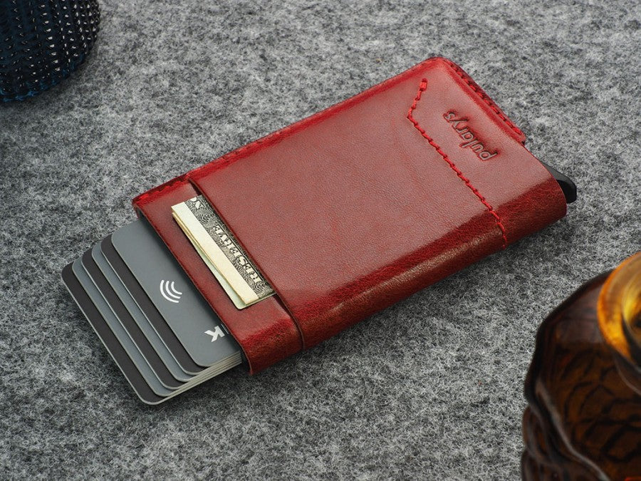 PULARYS GOBI RFID Wallet - Insider Line (Nomad Leather. 6 kartu dan uang kertas)