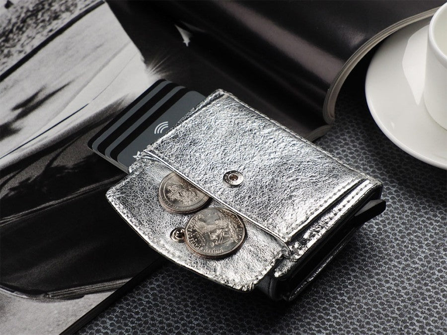 PULARYS LONDON RFID Wallet (Regalia Leather, 9 kartu, uang kertas, dan kantong koin)