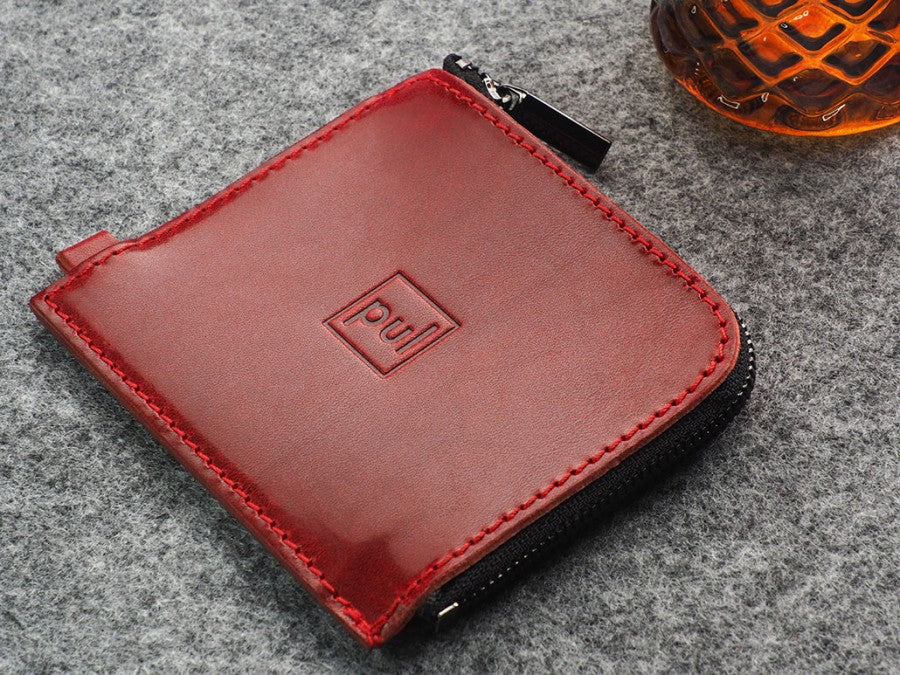 PULARYS OLDTIMER Wallet - Insider Line (Nomad Leather, 8 kartu, uang kertas, dan kantong koin)