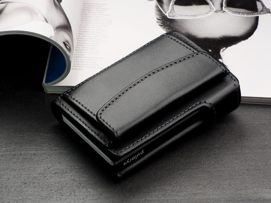 PULARYS LONDON RFID Wallet (Italia Leather, 9 kartu, uang kertas, dan kantong koin)