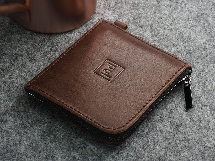 PULARYS OLDTIMER Wallet - Insider Line (Nomad Leather, 8 kartu, uang kertas, dan kantong koin)