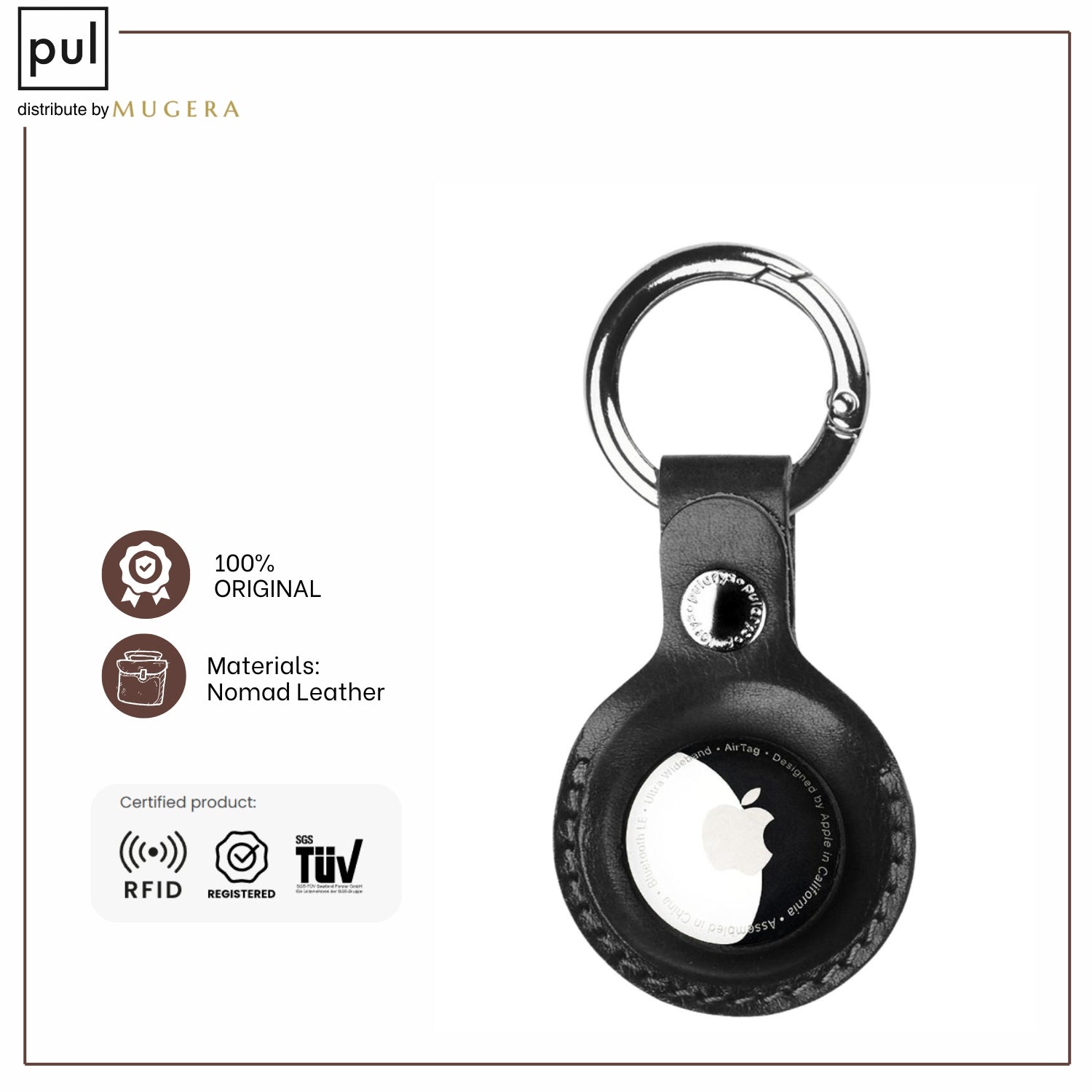 PULARYS Keyring With Airtag Pocket - Insider Line