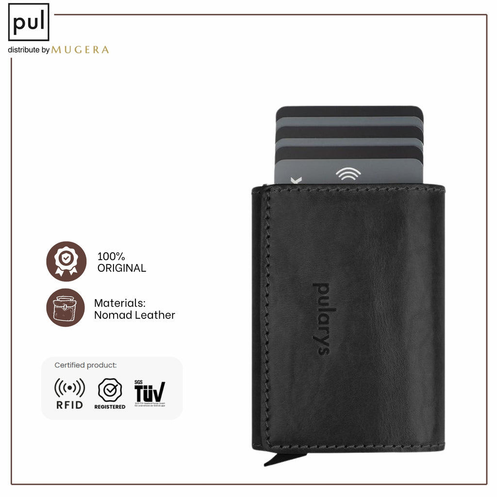 PULARYS COLORADO RFID Wallet - Insider Line (Nomad Leather, 10 kartu dan uang kertas)