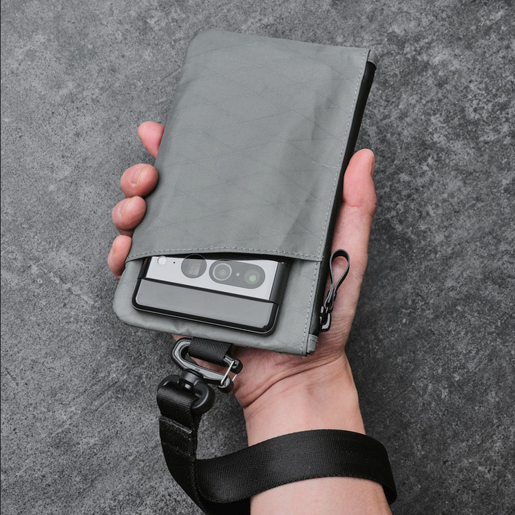 ALPAKA ZIP CLUTCH (iPhone Pro Max, Passport, & EDC Gear)