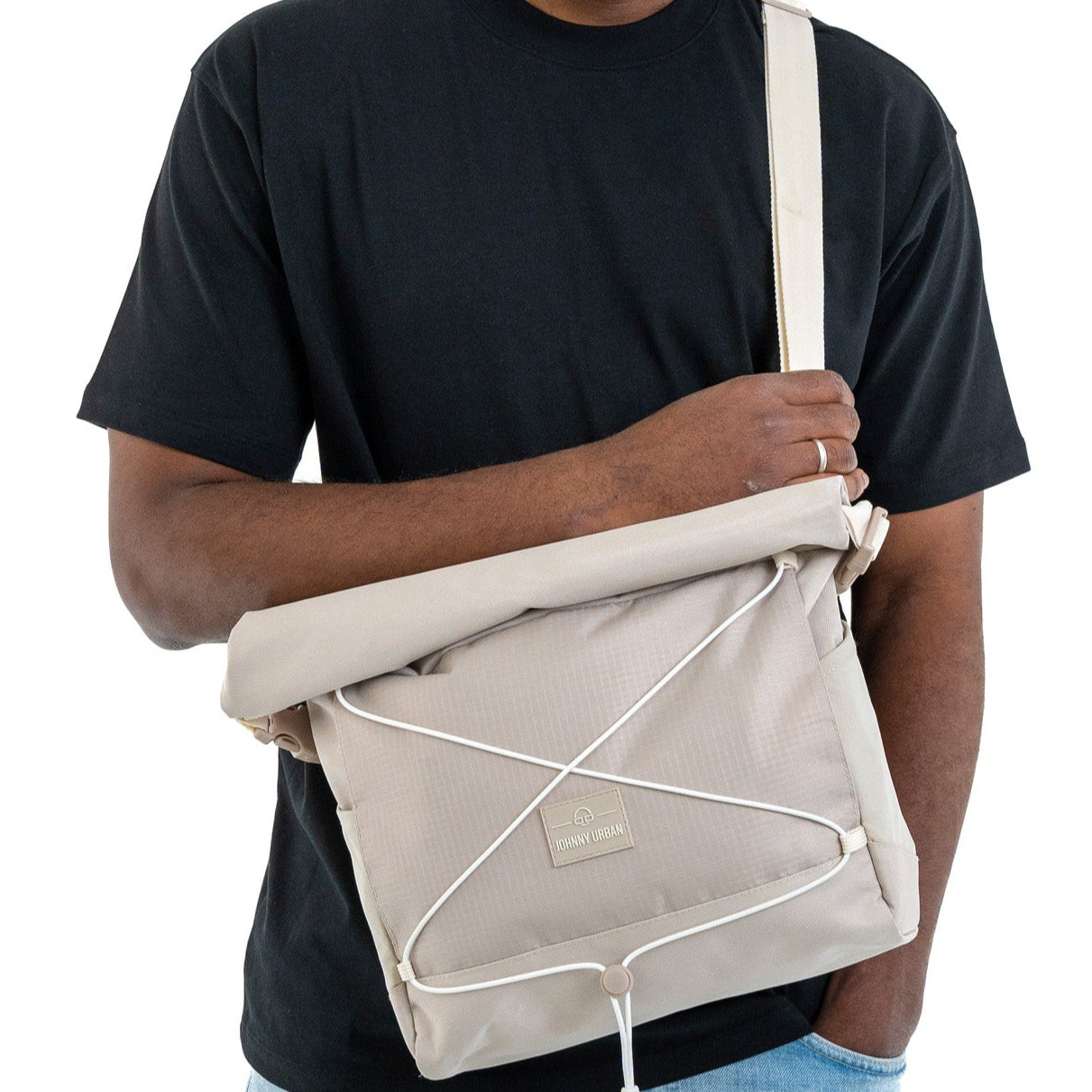 Johnny Urban Dylan Shoulder Bag (Flexible Shoulder Bag With Roll-Top Function)