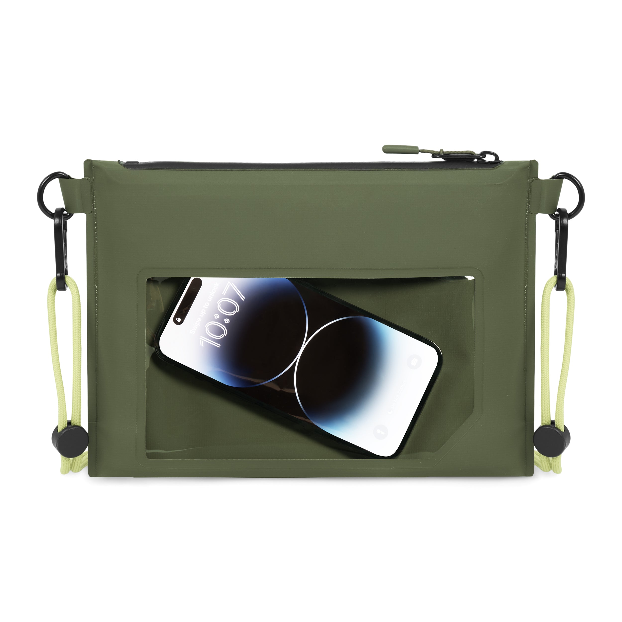 Johnny Urban Alfie Dry Bag (The Transparent PVC Window For Smartphone, Removable and Adjustable Shoulder Strap)