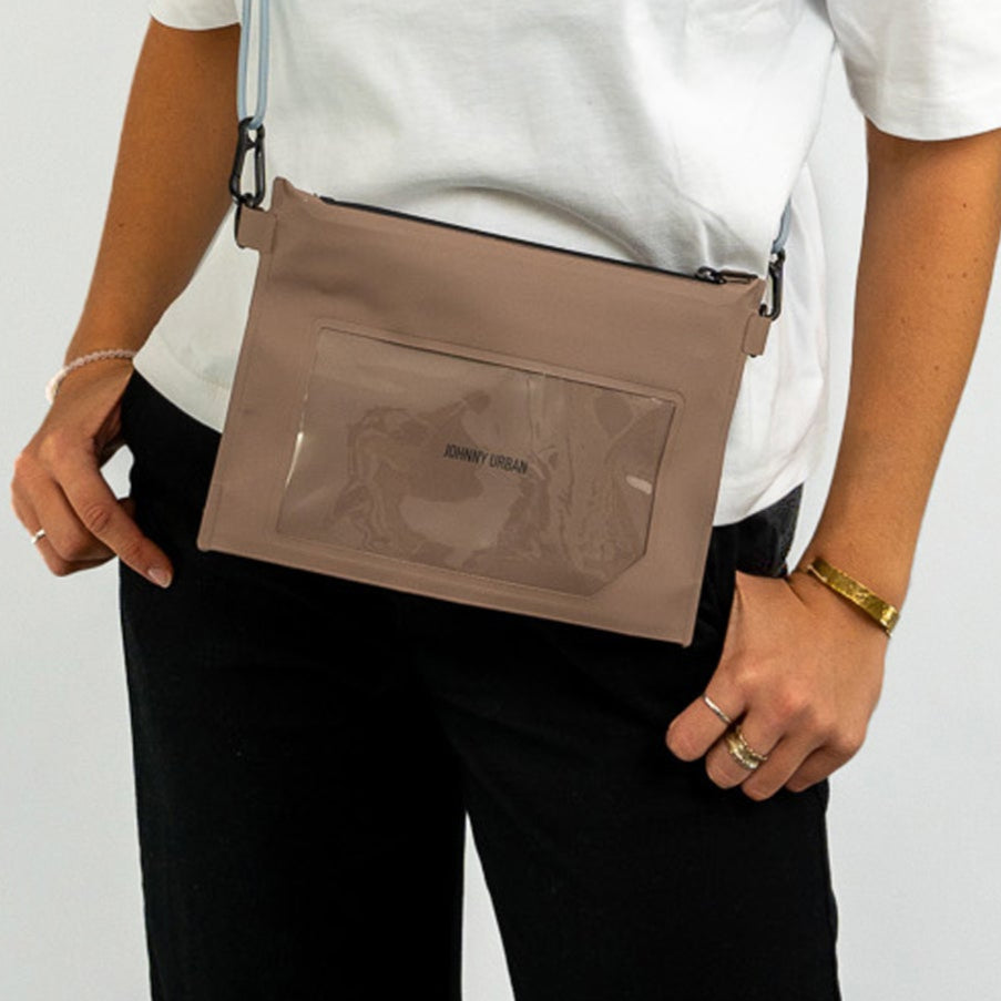 Johnny Urban Alfie Dry Bag (The Transparent PVC Window For Smartphone, Removable and Adjustable Shoulder Strap)