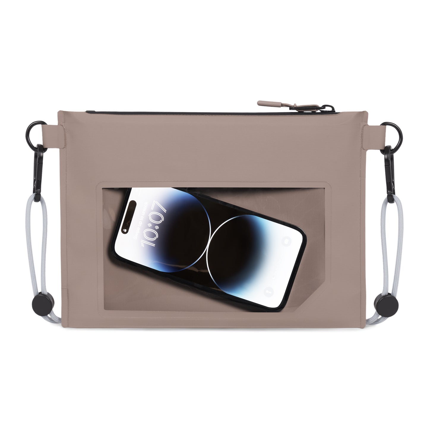 Johnny Urban Alfie Dry Bag (The Transparent PVC Window For Smartphone, Removable and Adjustable Shoulder Strap)
