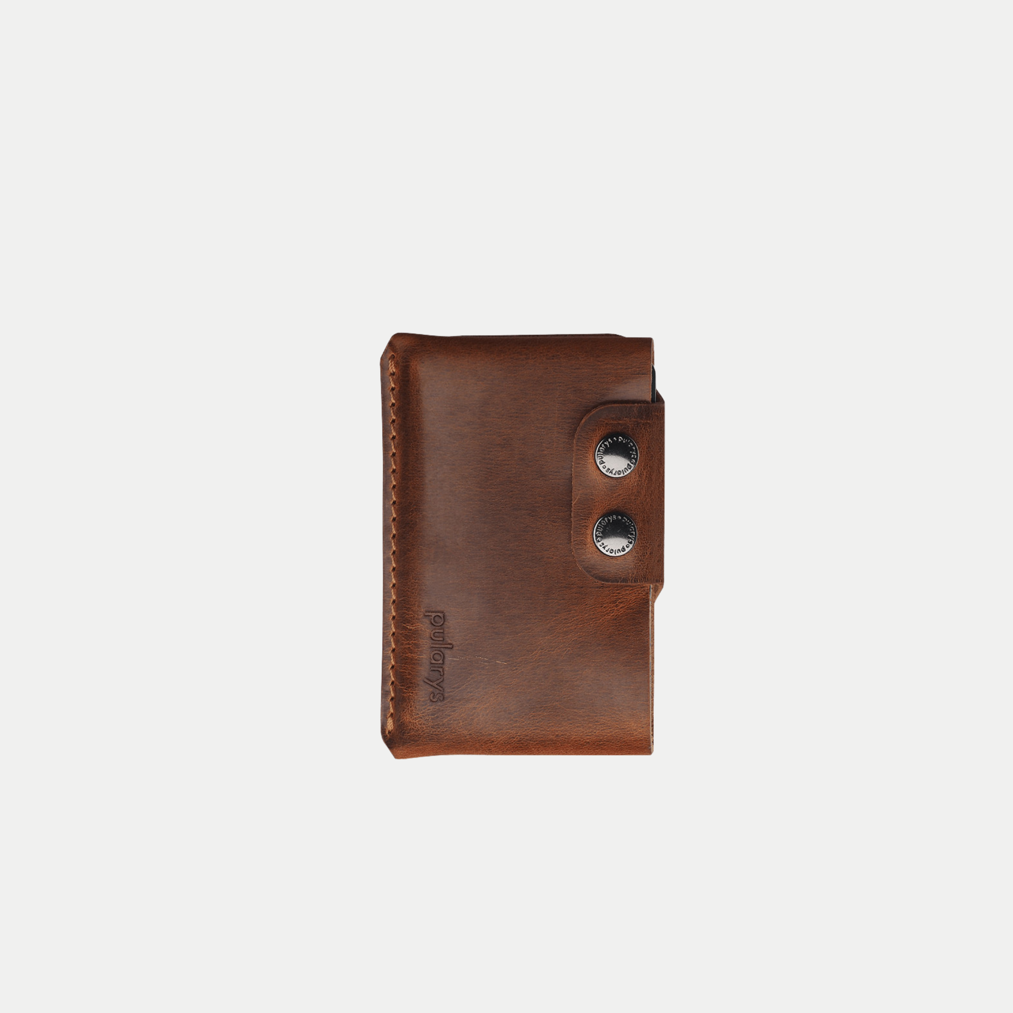 PULARYS HOBBY Wallet - Saddle Leather (8 kartu, uang kertas, dan kantong koin)