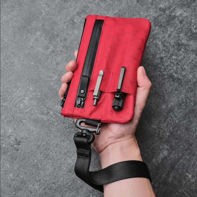 ALPAKA ZIP CLUTCH (iPhone Pro Max, Passport, & EDC Gear)