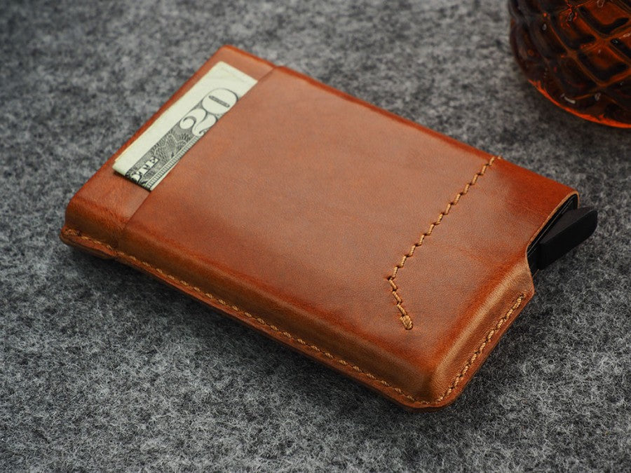 PULARYS GOBI RFID Wallet - Insider Line (Nomad Leather. 6 kartu dan uang kertas)